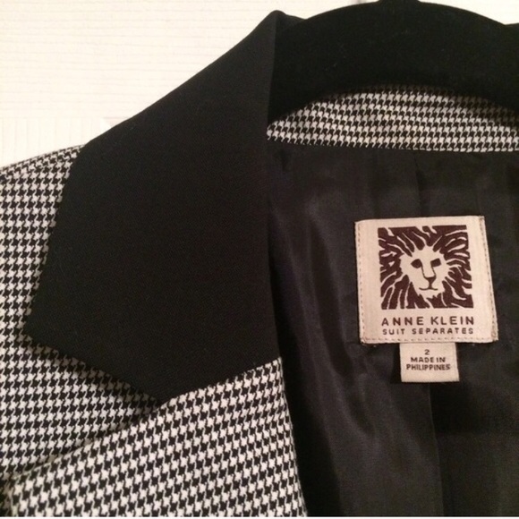Anne Klein Houndstooth Blazer - Picture 4 of 4